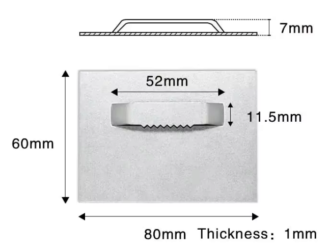 80×60mm 3M Frameless Picture Hanger| 10 Pack | Self-Locking Damage Free Mounting