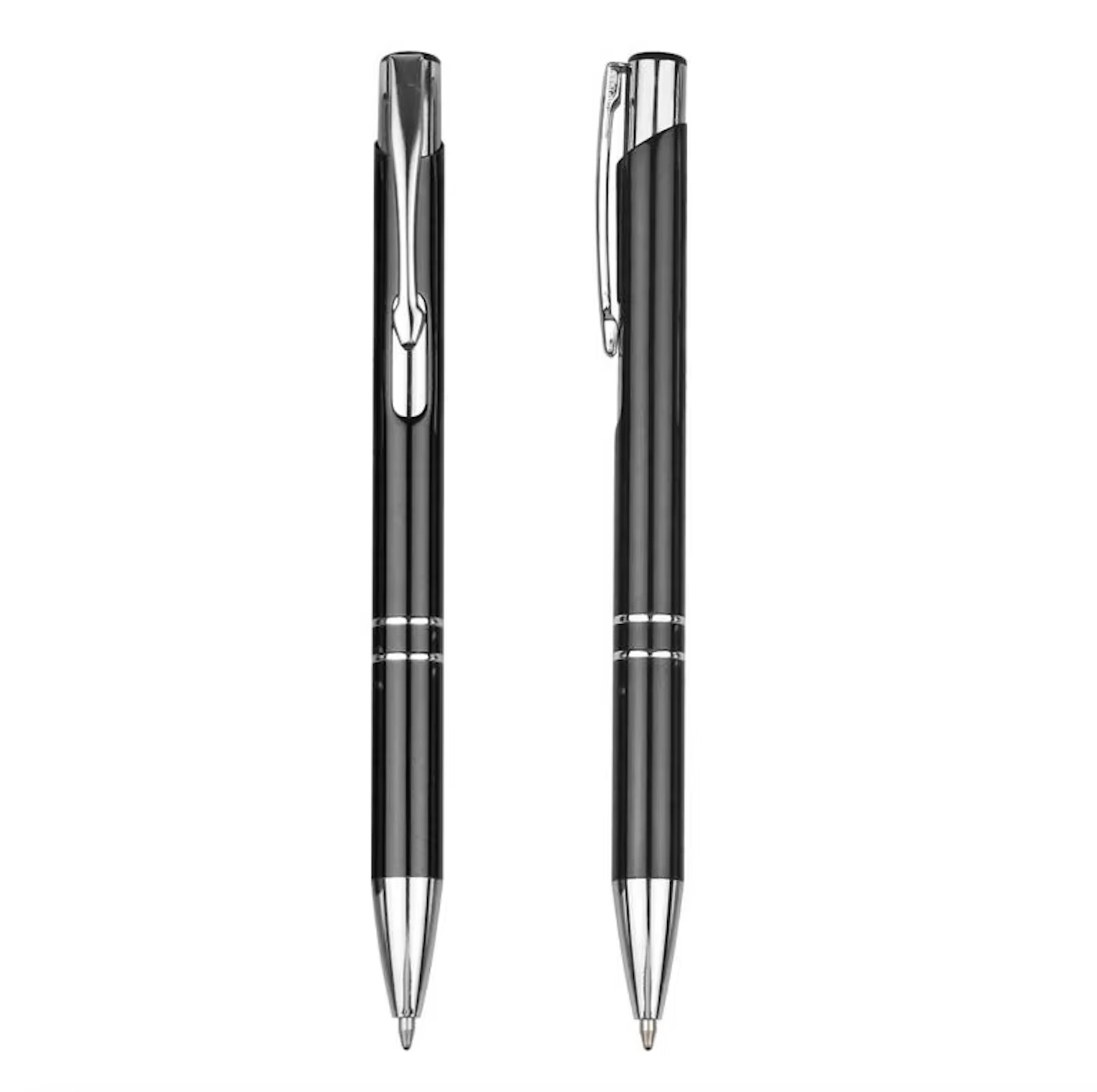 Paragon Metal Ballpoint Pens | Black Ink | Bulk 10 Pack