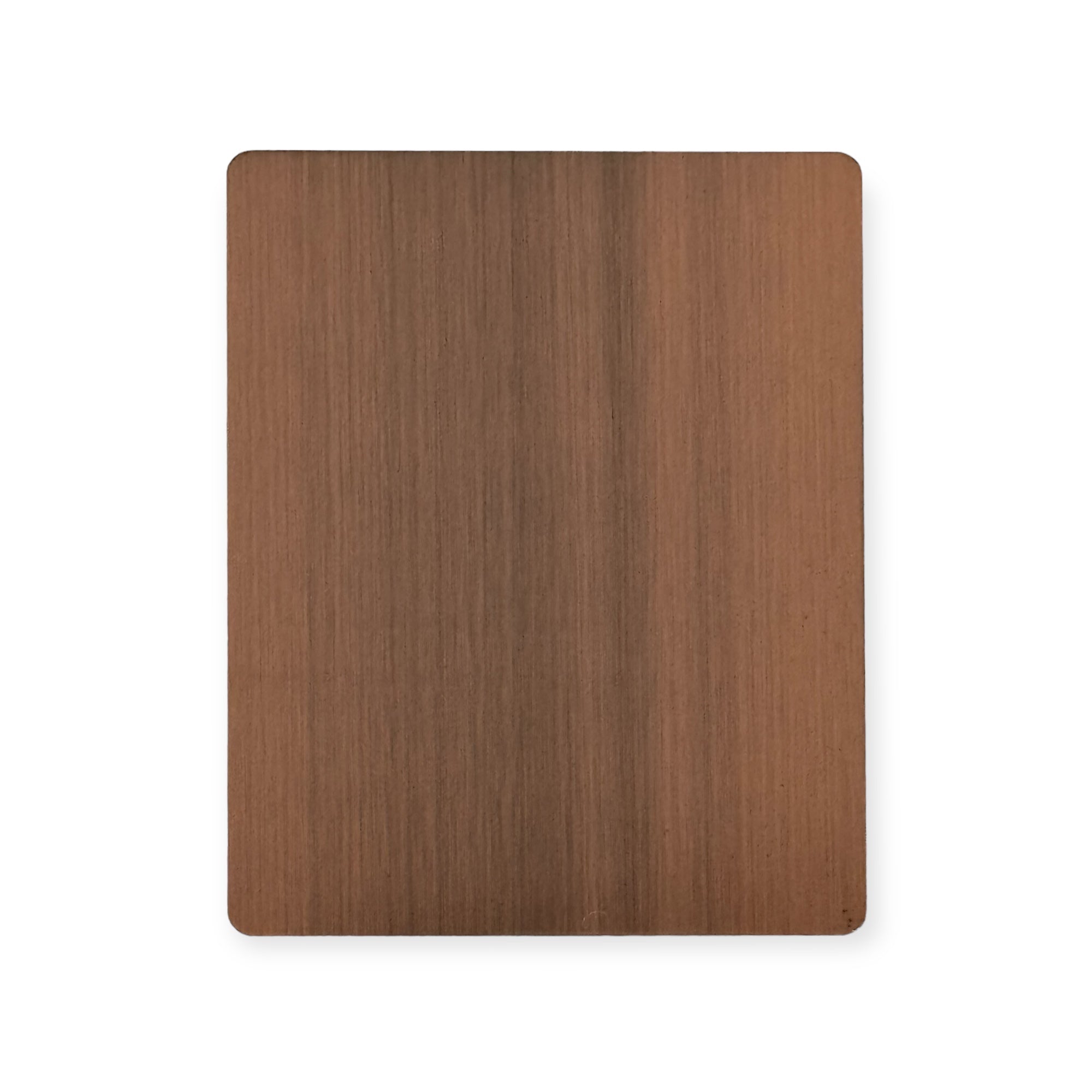 25 Pack Brushed Rose Gold Stainless Steel Metal Cards | 88×64×.5mm (Blank)