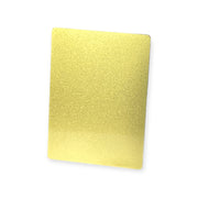 25 Pack Gold Stainless Steel Metal Cards | 88×64×.5mm (Blank)