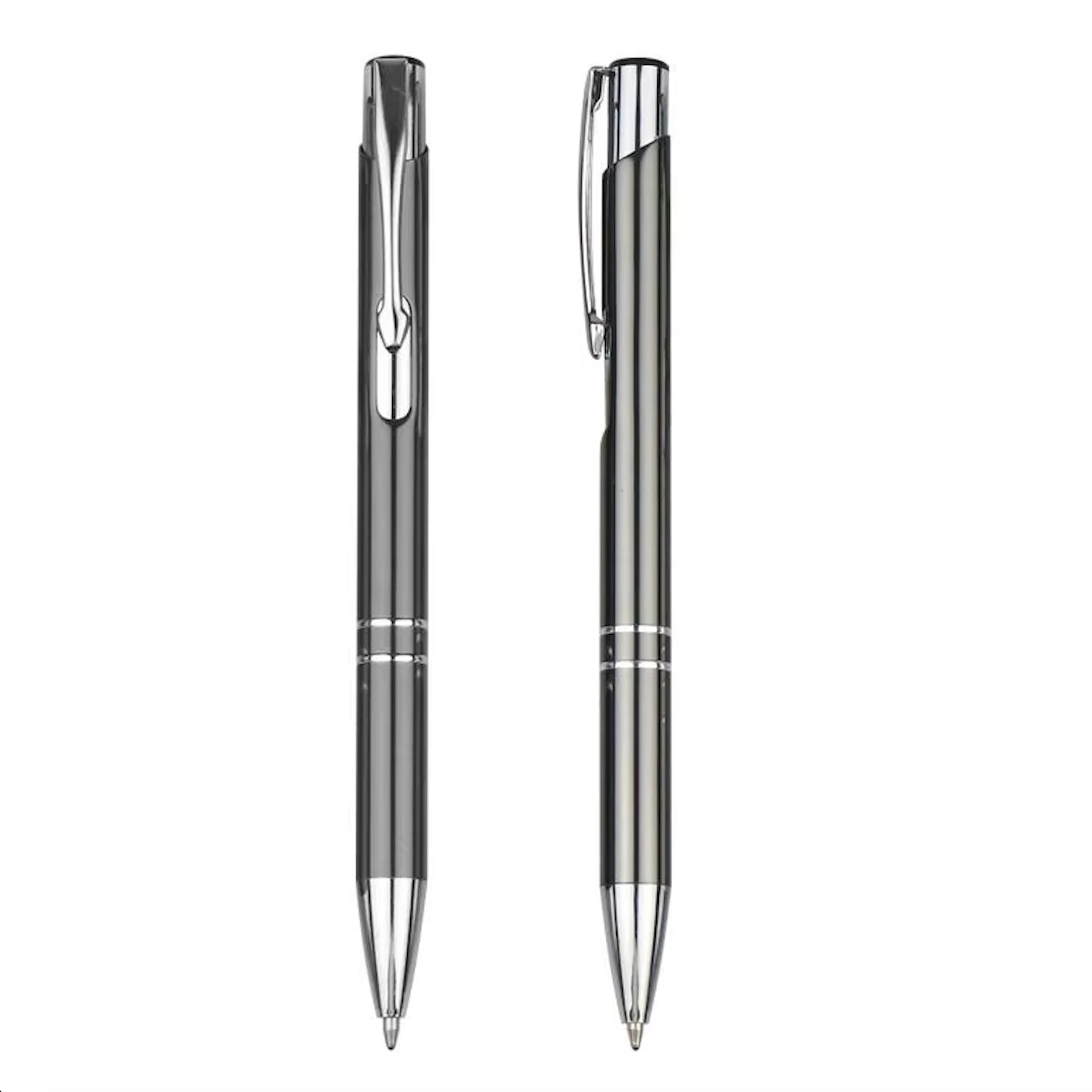 Paragon Metal Ballpoint Pens | Black Ink | Bulk 10 Pack
